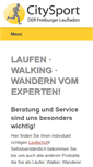 Mobile Screenshot of citysport-freiburg.de